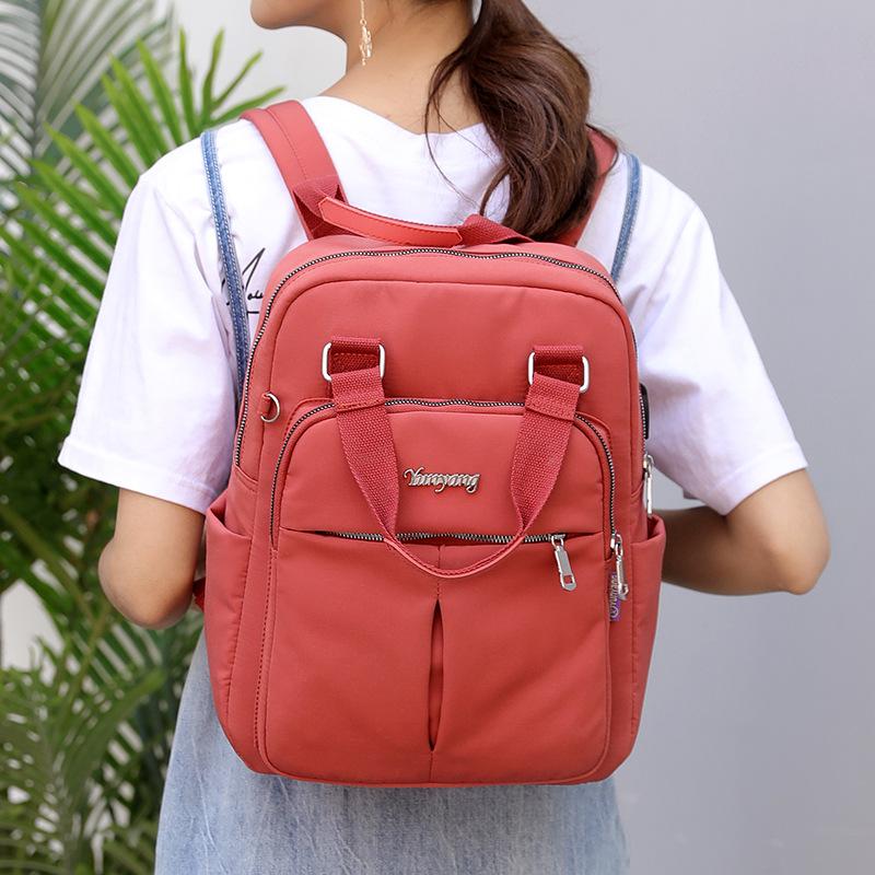 Casual Backpack Ladies' Backpack Computer Bag Large-capacity College-style Travel Backpack