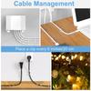 20-200pc Self Adhesive Cable Management Clip Clear Plastic Cable Clips for Cable Management TV PC USB Wire Cable Clips Organizer