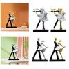 Romantic Couple Dancing Sculpture Resin Figurine Statue for Anniversary Ballroom Dancers Ballet Lovers Home Desk Office