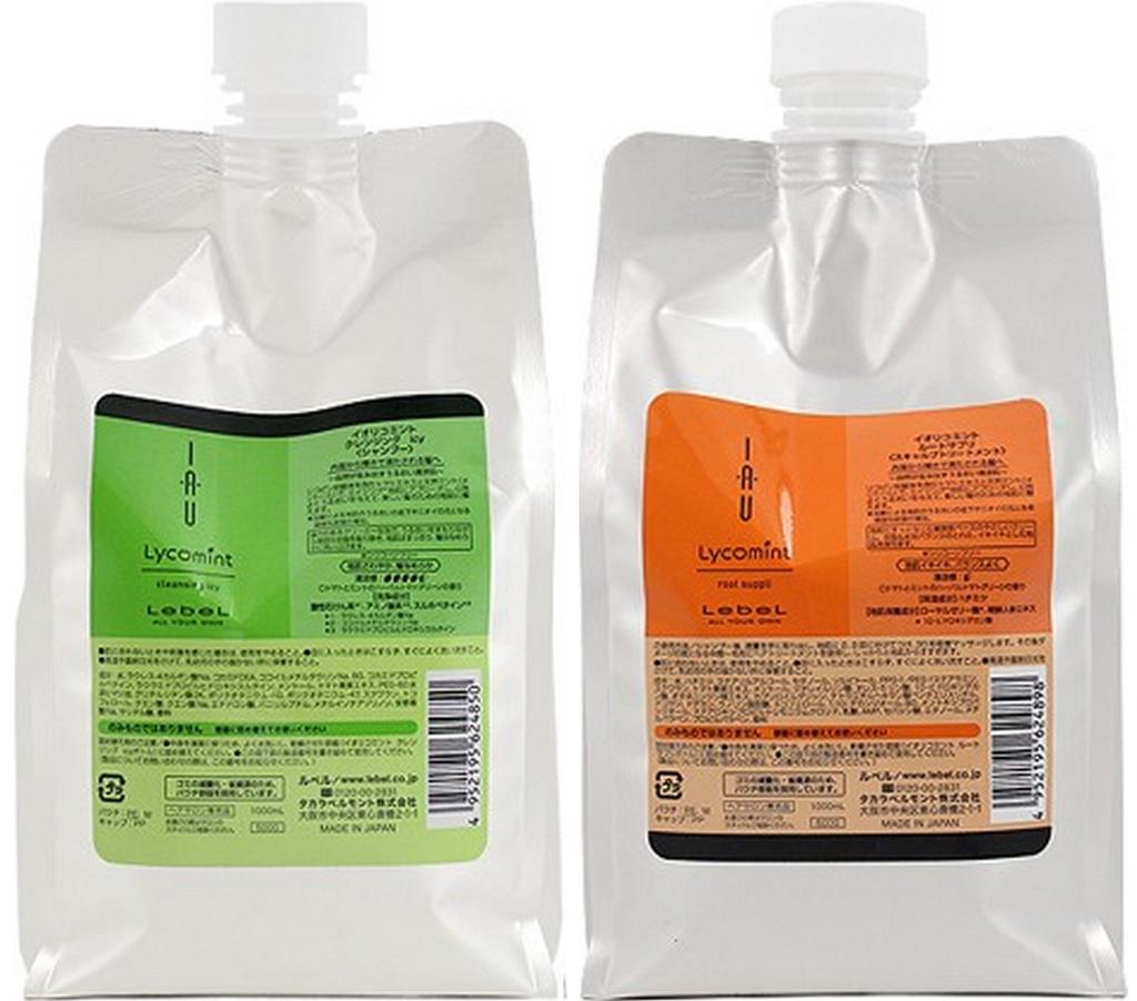 Lebel IAU Lycomint Cleansing icy 1000ml Nachfüllpackung Wurzelergänzung 1000ml Nachfüllpackung &