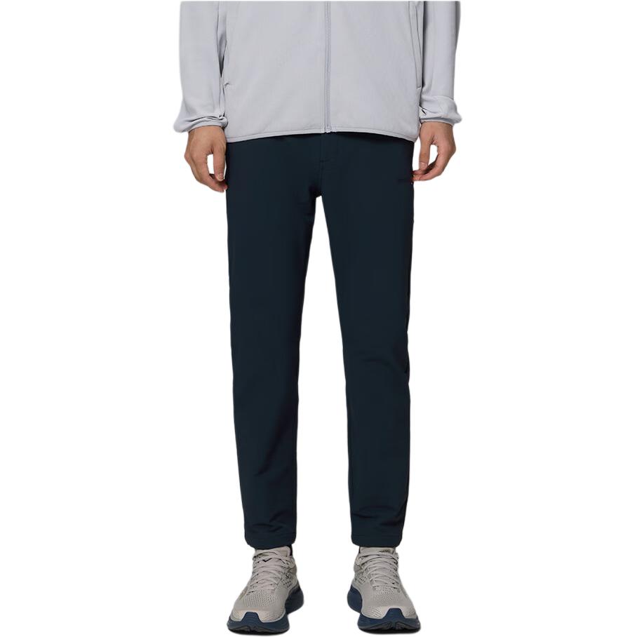 SAUCONY Urban Commuting Series Minimalist Woven Mid-Rise Zipper Thick Knit Sports Pants Men Pants Black SC2240054A-BK01