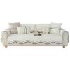 New Summer Cool Ice Silk Sofa Cushion High-End Skirt Special-Shaped Seat Cushion Straight Row Sofa Mat Cover Cloth