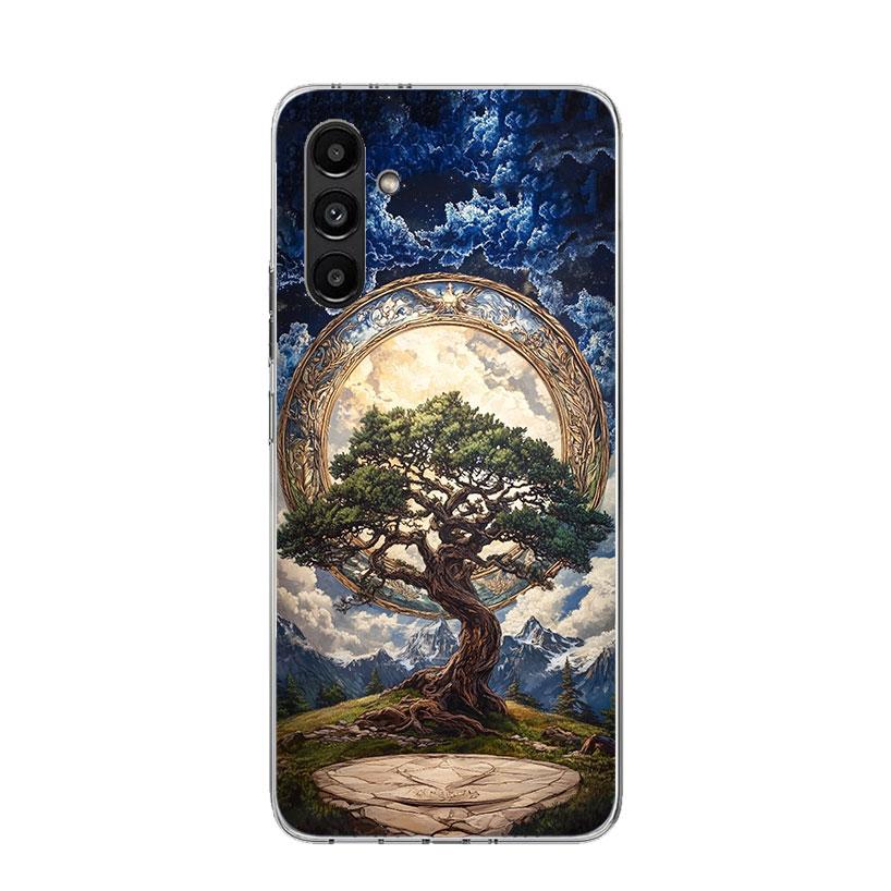 Tree of Life Space Phone Case For Samsung Galaxy A16 A26 A36 A56 A15 A14 A13 A55 A54 A53 A35 A34 A33 A25 A24 A23 A05S A04S A03S