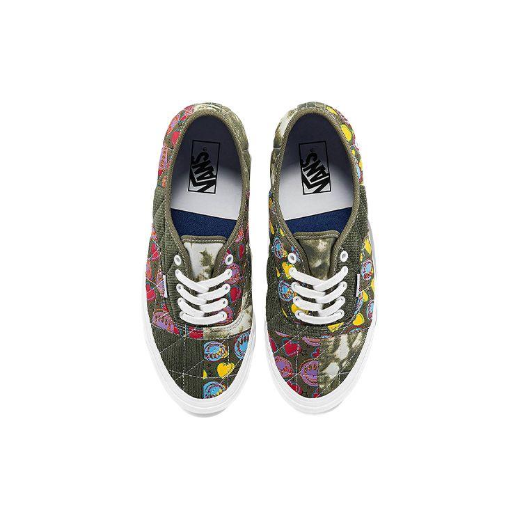 Vans Authentic 44 DX Positivity Patchwork Grape Leaf Unisex Sneakers Green VN0A54F98F9