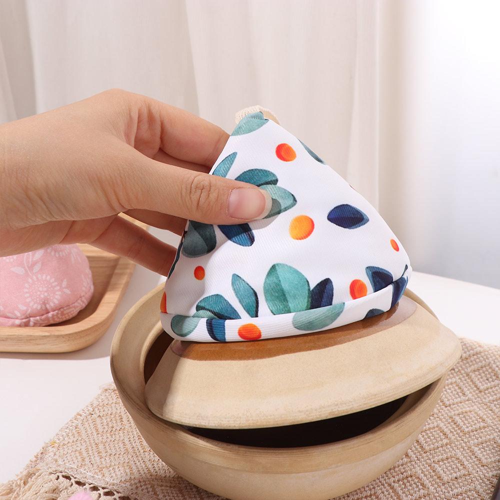 Cotton Pot Handle Cloth Cover Pot Holder Enamel Pot Anti-Scalding Pot Triangle Hat Kitchen