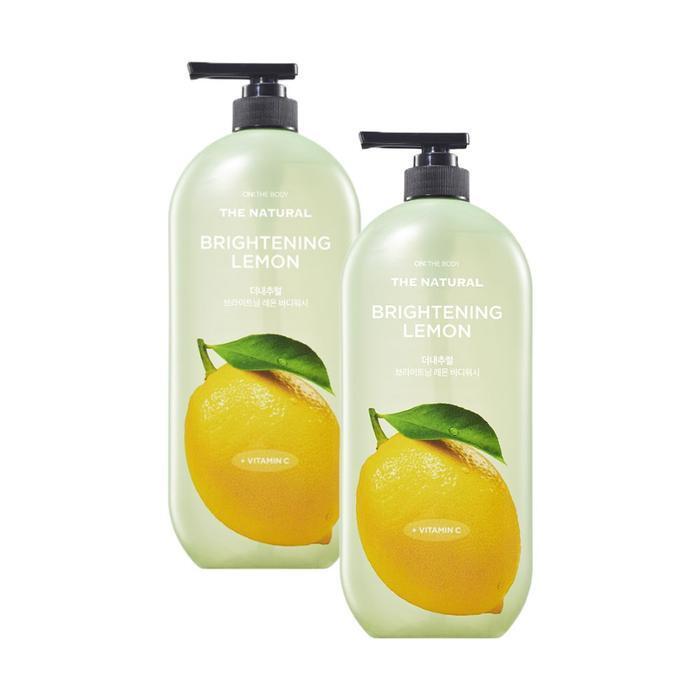 ON THE BODY The Natural Lemon Scent Brightening Body Wash 900g x 2 (15235930)
