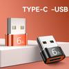 6A USB C Female To USB Male OTG Connector OTG Adapter Type C To USB3.0 Audio Converter Support Charging Data Transfer