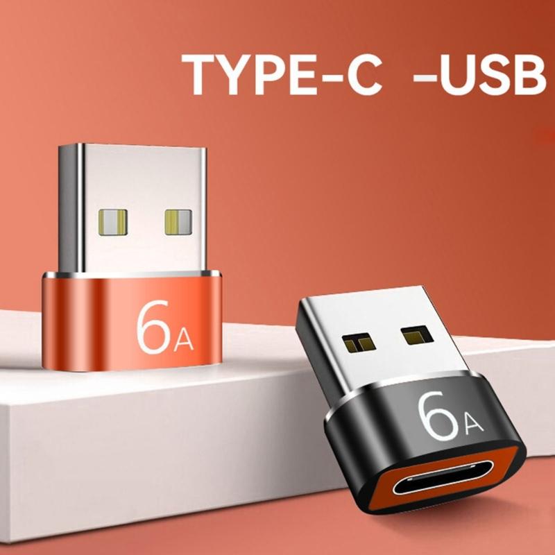 6A USB C Female To USB Male OTG Connector OTG Adapter Type C To USB3.0 Audio Converter Support Charging Data Transfer