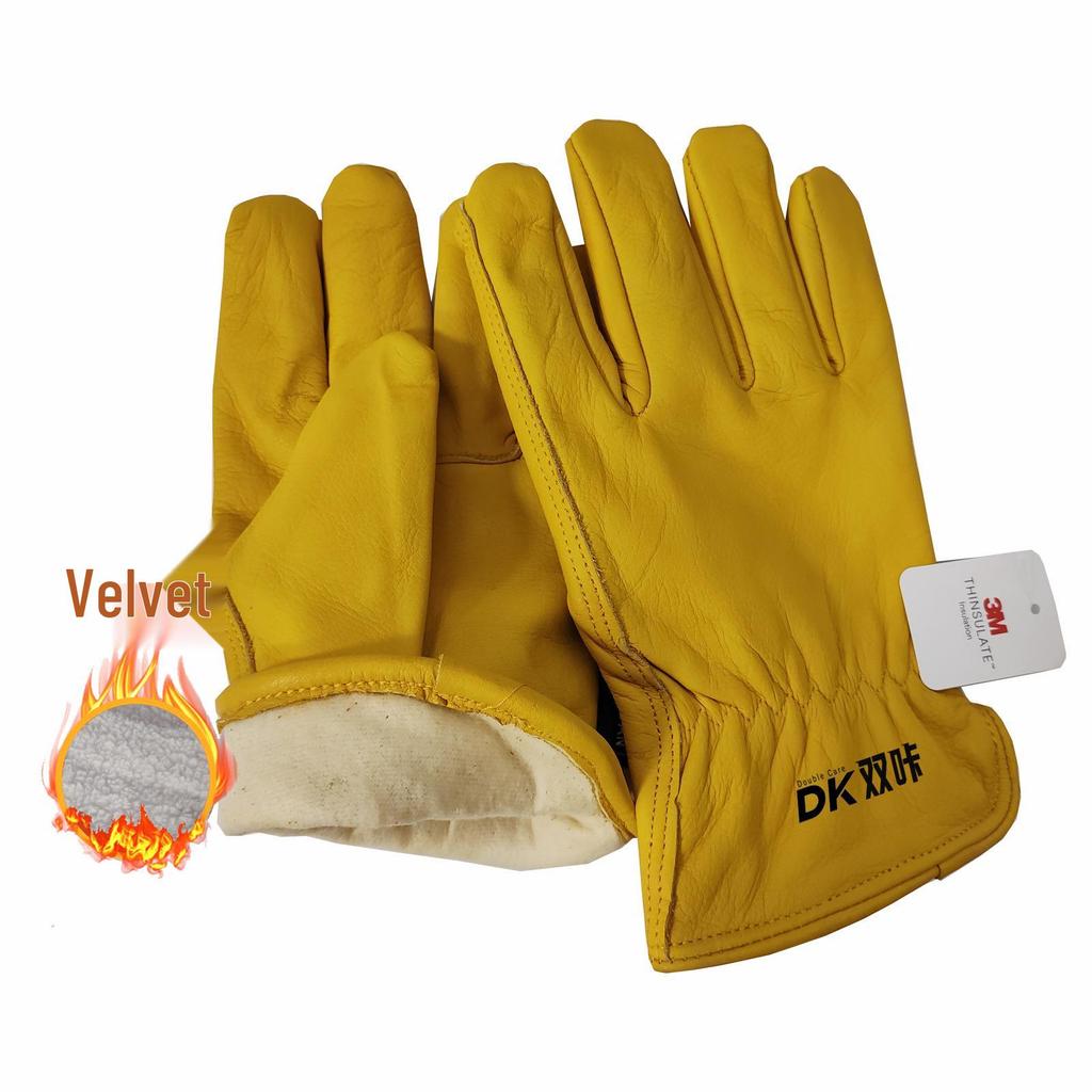 Top Grain Cowhide Driver Gloves: Soft, Wear-Resistant, Heat-Resistant Welding & Garden Protection Gloves