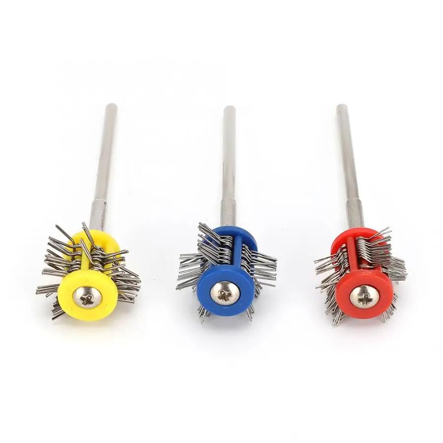 Perii Pro Texturning cu Mâner  Granulație de Lustruire Montată Perie de Sârmă Mată Lustruire Bijuterii Granulație  Unelte DIY pentru Confecționarea Bijuteriilor