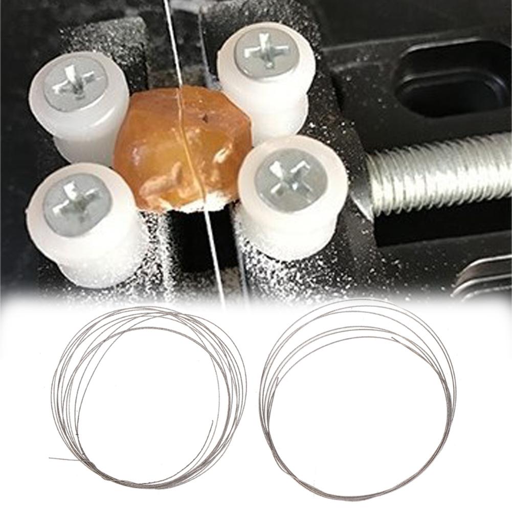 1M 0.26 0.37mm Diamond Cutting Wire Saw Blades Multi-line DIY Cutting Tools For Glass Wood Ceramic Jewelry Wire Saw Cutter