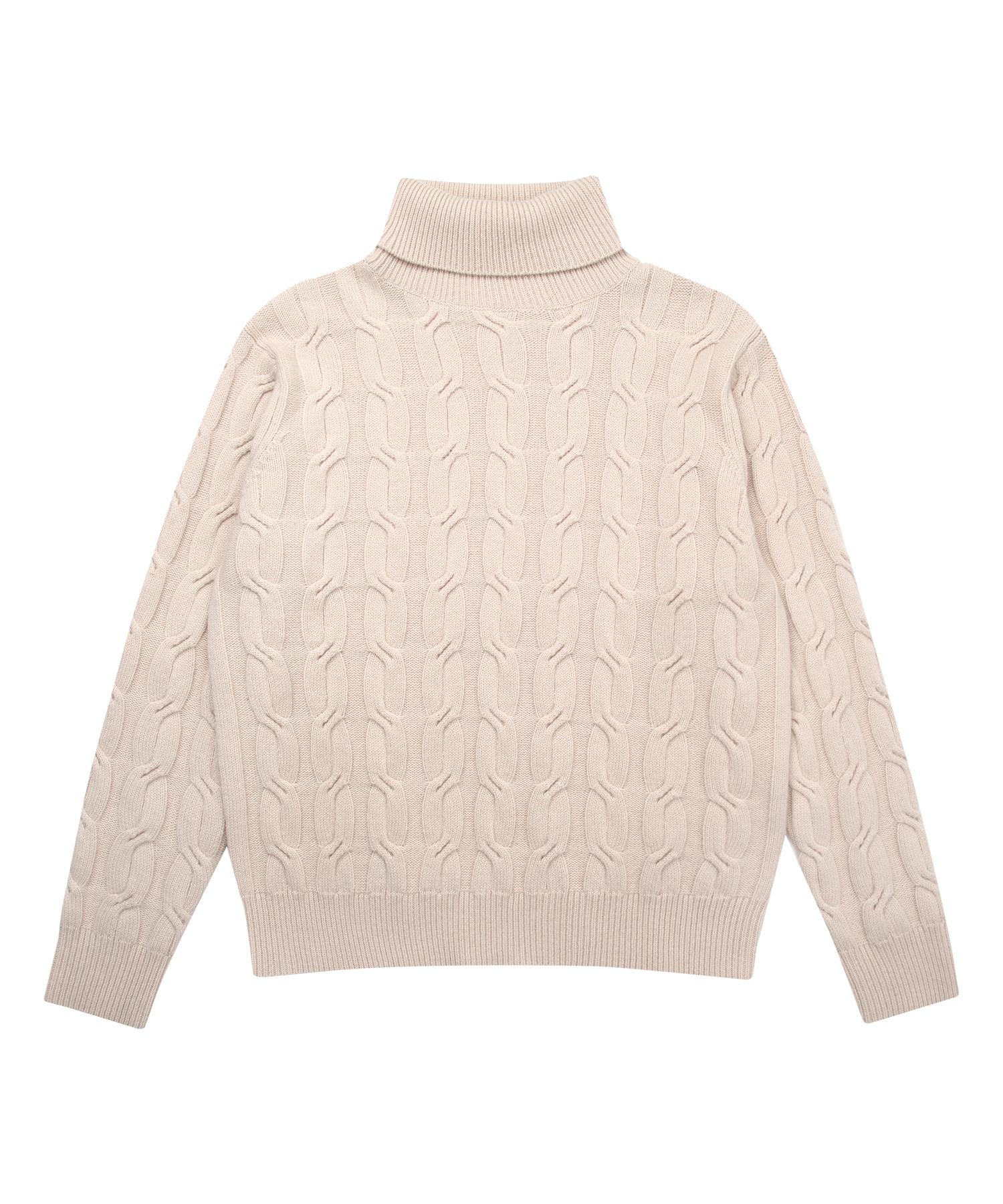 Soru Turtle Cable Sweater_Beige L