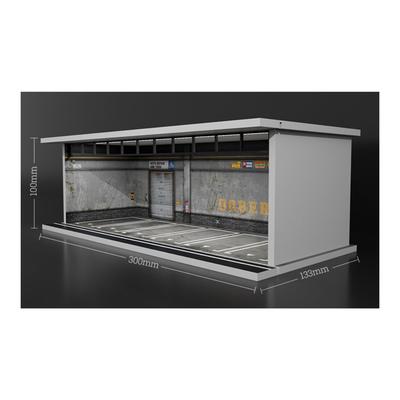 Moreart Garage MO914086 Model Diorama Minicar 1/64 [Used]