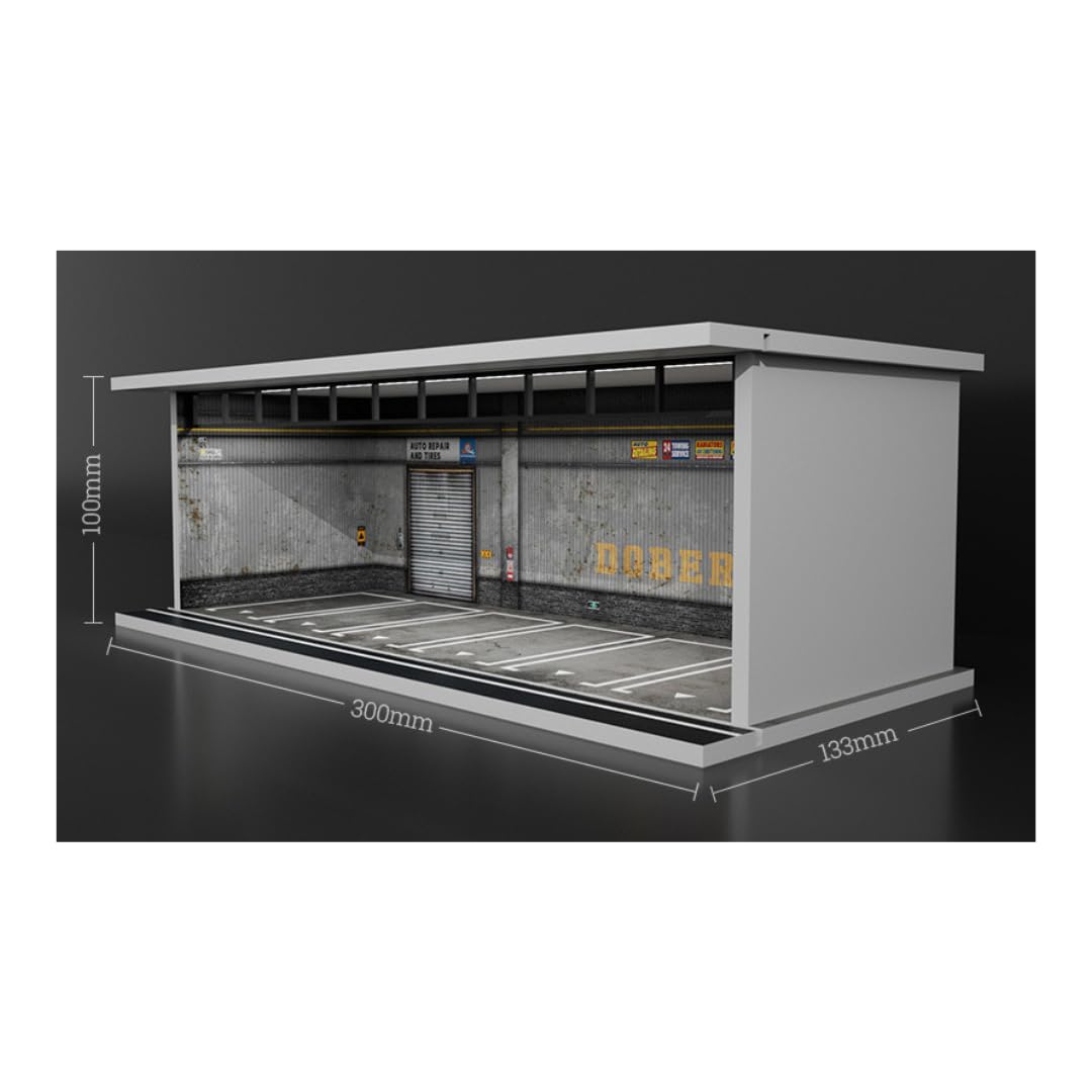 

Moreart Garage MO914086 Модель диорама Мини-автомобиль 1/64 [Товар] серый