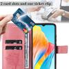 Emboss Cat Tree Cards Solt Wallet Case For OPPO A58 A38 A78 A98 A36 A76 A17 A96 A77 Realme 10 11 8i 9 Pro Plus C33 C53 5G Cover