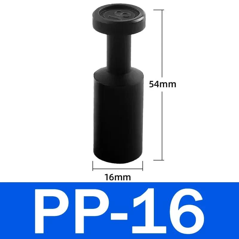 Raccordo Pneumatico PP Tappo Tubo a Diametro Variabile Tappo Tubo Spina a Inserimento Rapido Tappo Tubo Gas Tubo Aria 4 6 8 10 12 14 16mm