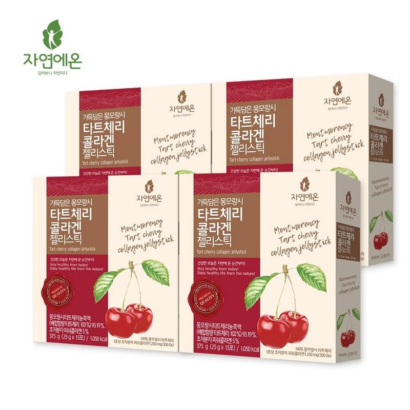 Montmorency tart cherry collagen full of nature 25g x 15 packets, 375g, 4 boxes