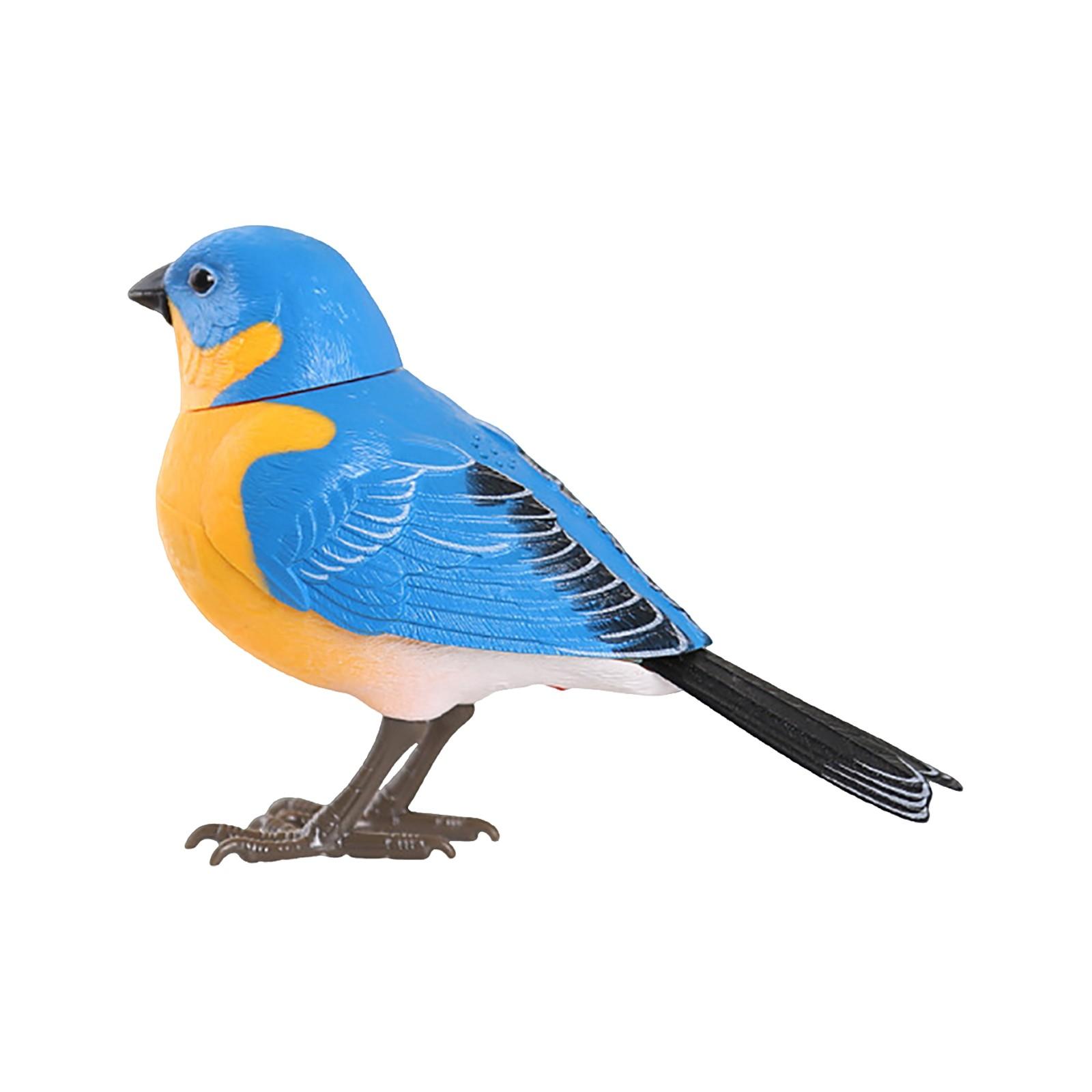 

Веселая имитация птицы, управляемая голосом и светом, электрическая сенсорная игрушка для детей One Size