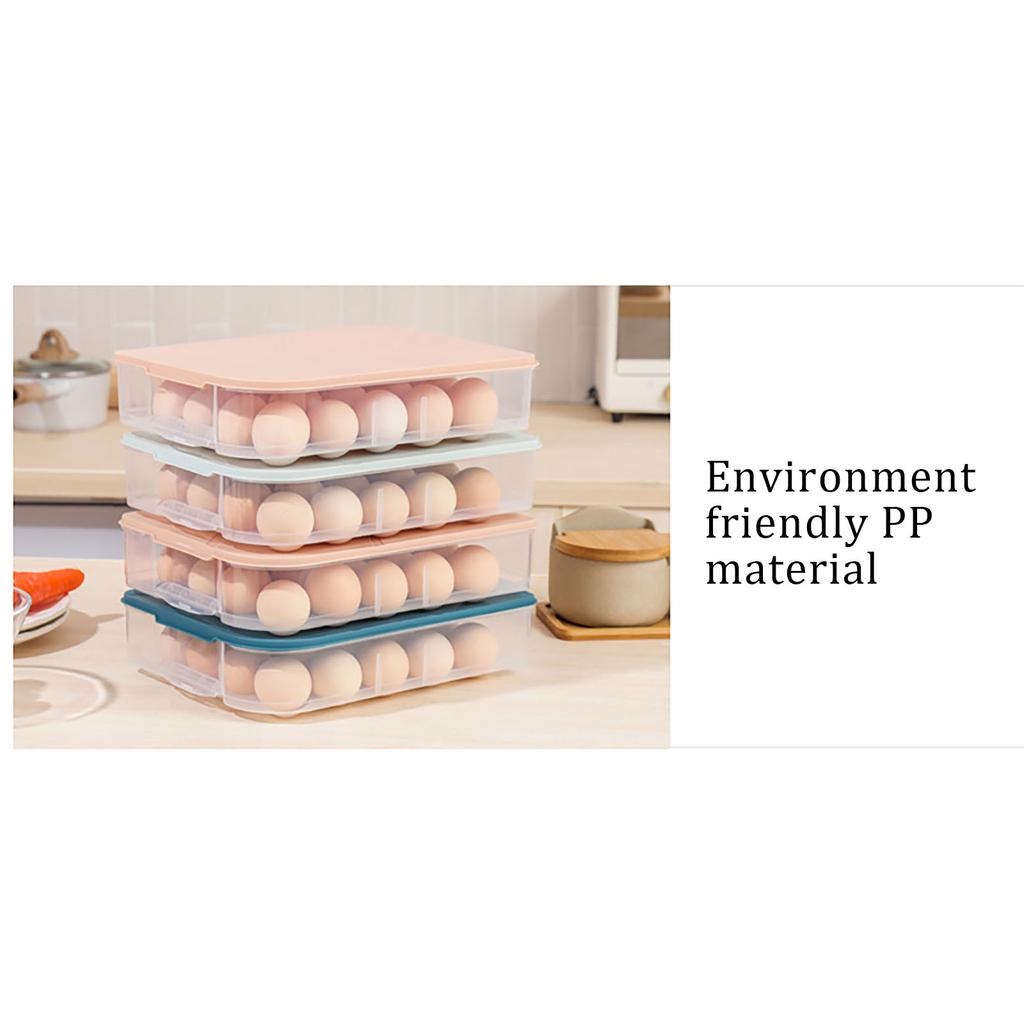 20 Compartment Refrigerator Eggs Box Fresh-Keeping Storage Box Eggs Rack