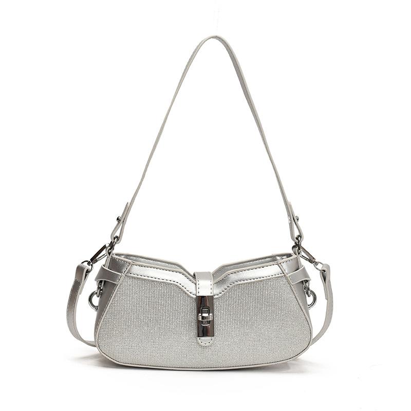 

Оптовая нишевая дизайнерская сумка женская 2025 новая трендовая осенняя универсальная модная одноплечевая подмышечная сумка метод палка сумка