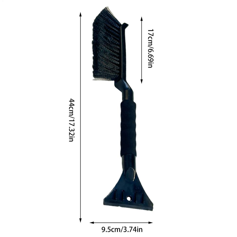 Ice Scraper 2 in 1 Snow Scraper and Brush Ergonomic Foam Grip Snow Remover for Cars Car Winter Cleaning Accessories for Safe