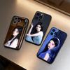 Ju Jingyi K- Kiku Phone Case For iPhone17,16,15,14,13,12 Plus,Max Soft Silicone Black Cover