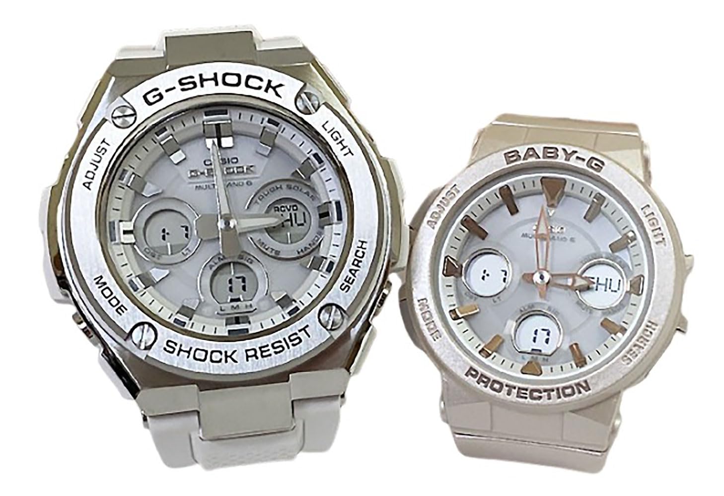

[Casio] CASIO Pair Watch G-SHOCK G-Shock BABY-G Baby G Ana-Digi Radio Solar Genuine Pair Case Set of 2 GST-W310-7AJF BGA-2510-4AJF Watch