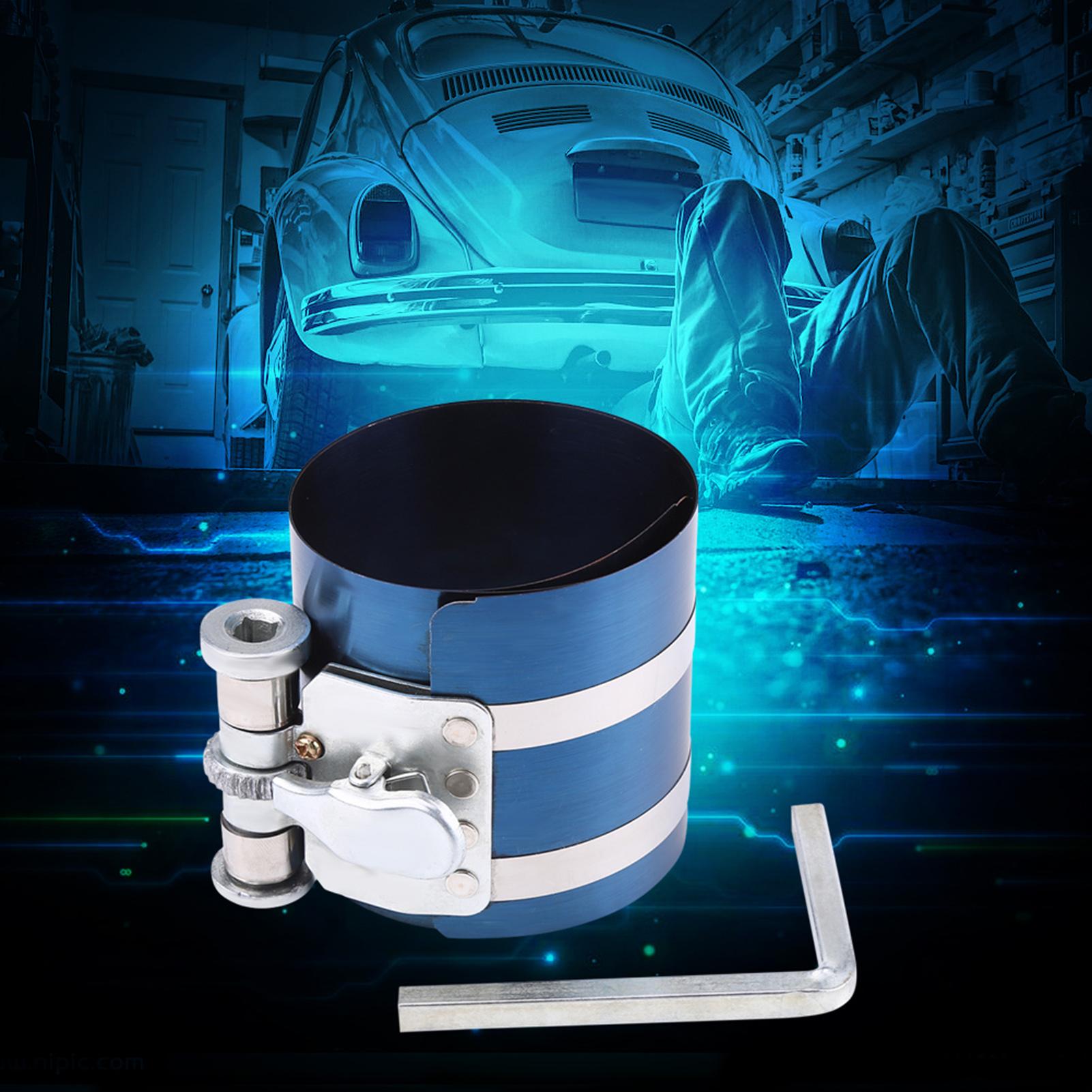 

3inch Car Engine Piston Ring Compressor Installer Band Ratchet Tool 53mm 125mm