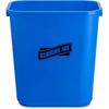 Recycle Wastebasket 28.5 Quart Indoor Outdoor Rectangular Plastic Garbage Can Deskside Low-Profile Waste Bin Eco-Friendly
