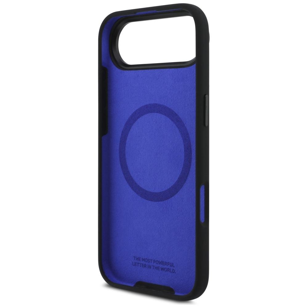 BMW M Silikon Logo MagSafe Hülle für iPhone Air Schwarz