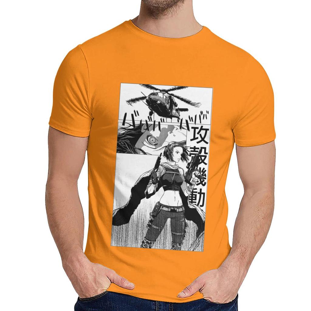 Pure Cotton Ghost In The Manga T Shirt Unisex Hip Hop Nice O Neck Camiseta