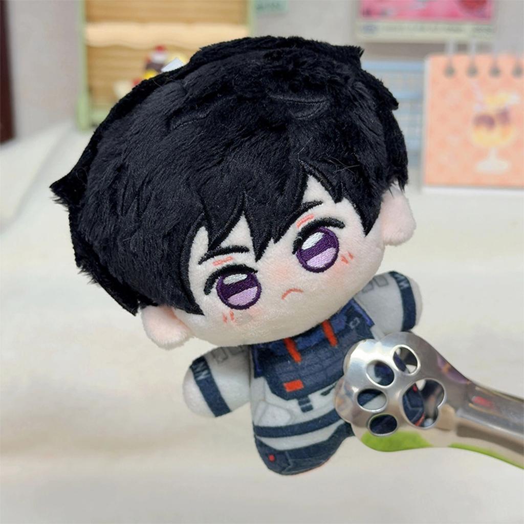 Soft Plush Character Doll Stuffed Toy with Detailed Outfit Design and Compact Size Suitable for Display and Collection Purposes
