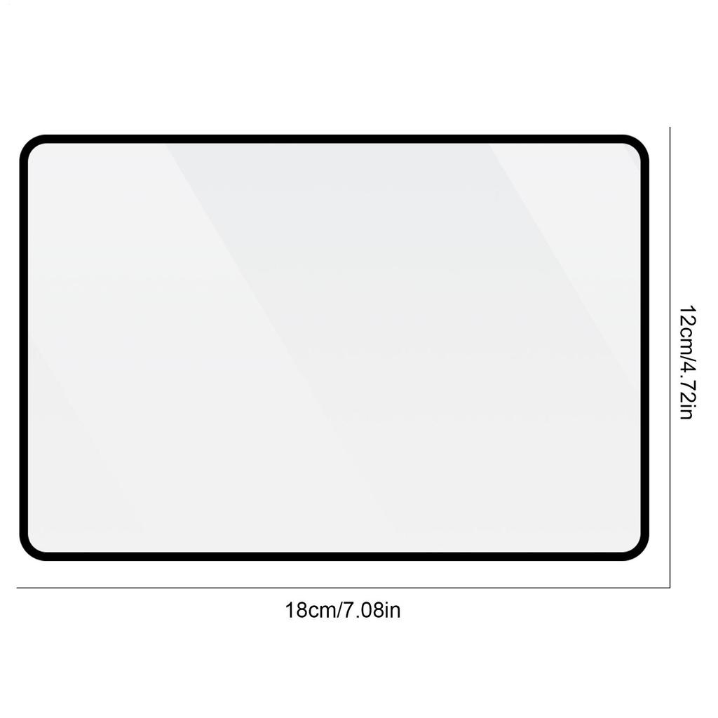 A5 Magnifying Glass Light Full Page Large Sheet Magnifier Magnifying Glass Book Page Magnification 3X Ultra-thin Magnifier Loupe