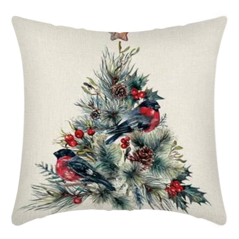 Christmas Nordic Style Santa Claus Pillowcase Home Sofa Cushion Car Cushion Cartoon Christmas Pillowcase