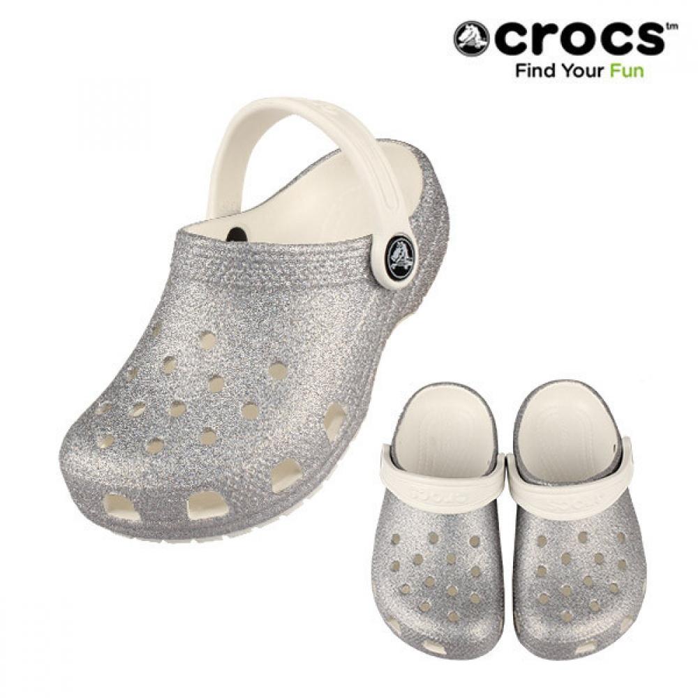 

Crocs Classic Glitter Clog K Kids 206993 94s 20699394SJ2 (210)