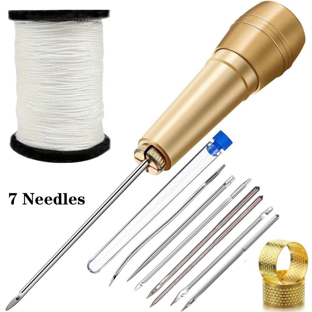 Professional Leather Sewing Awl Set Handmade Leather Sewing Tools for Shoes and Leather Repairs