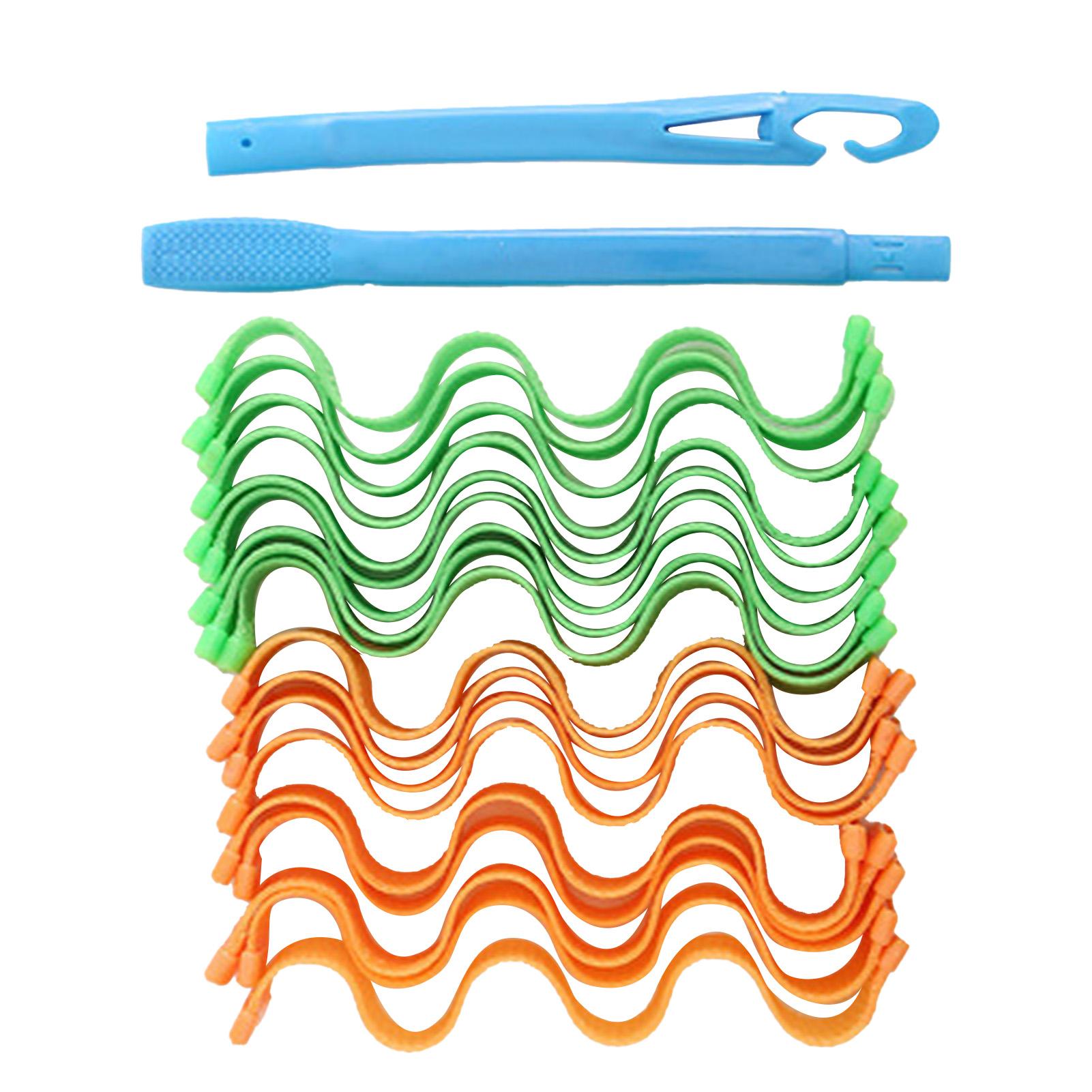 

Набор для укладки спиральных локонов своими руками из пластика, ролик для укладки спиральных локонов для женщин и девочек, очень длинный