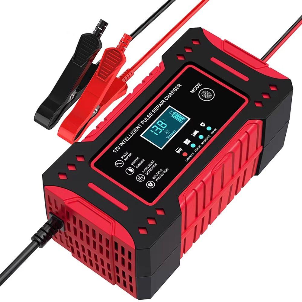 6A Output Motorcycle Battery Charging Unit Pulse Repair Battery Charger 12V  Battery Repair