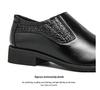 Large Men's Slip-on Leather Loafers for Formal, Business, Casual, or Wedding Wear