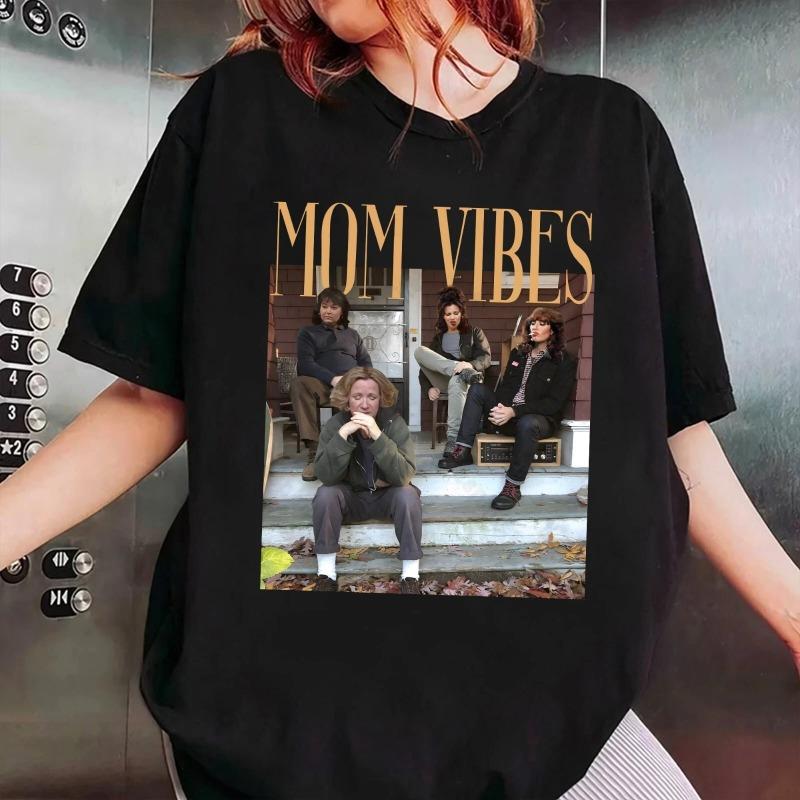 Mom Style Mothers Day Tshirt Mom Style 90s TV Drama Tshirt for Women Summer New Retro Unisex Casual Fashion Cotton Tshirt S