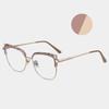 TR90 Reading Eyewear Female Eyeglass Frame Ladies Metal Transparent Screen Spectacle Cat's Presbyopic Alloy Eye New Clear Presbyopic Computer