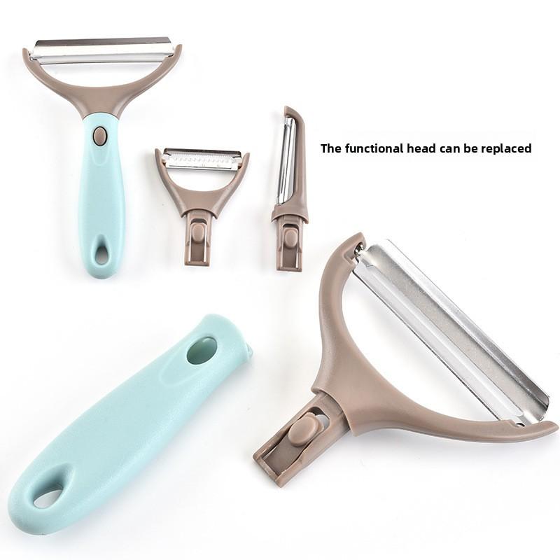 Creative Kitchen Three-in-one Multifunctional Melon Planer Four-piece Set