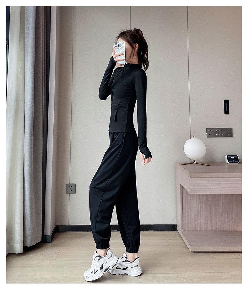 2024 Women's High-End Yoga & Pilates Set: Quick-Dry Sports Jacket and Pants