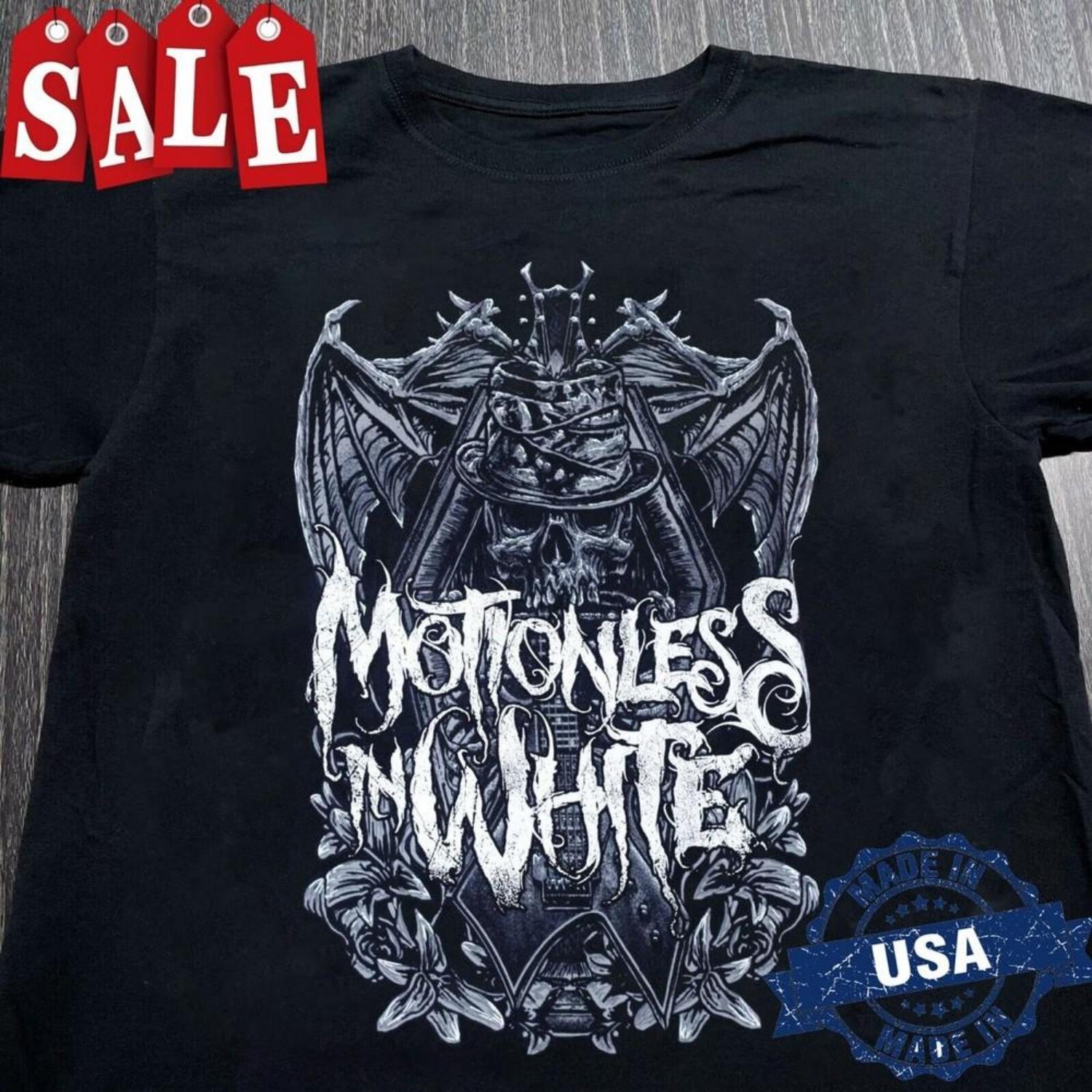 

SALE New Motionless In White Short Sleeve Men S-235XL T-Shirt Unisex T-Shirt XXXXXL чорний