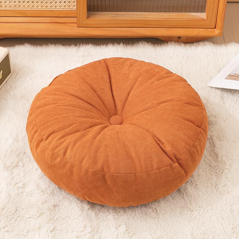 Chenille Round Floor Cushion Seat Pad PP Cotton Filled Meditation Tatami Pillow Soft Thick Chair Sofa Sitting Cushion