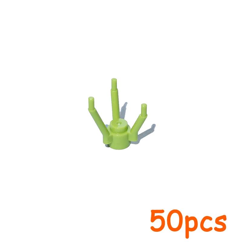 MOC Plants Accessories Bricks City Big Pine Tree Branch Bush Green Grass Flower Building Bricks 2417 2423 4727 6255 30176 33291
