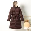 Women's Lightweight Down Jacket with Hood for Fall Winter