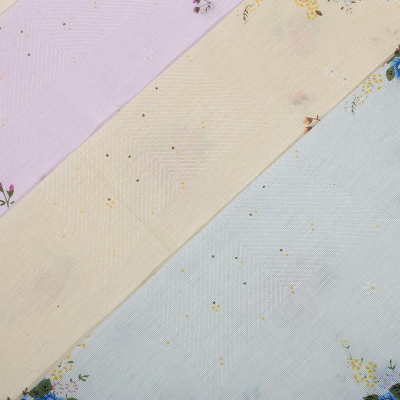 3pcs/set Cotton Handkerchiefs With Wavy Edge Embroidered With Lace Handkerchiefs Woman Handkerchief For Afternoon Tea