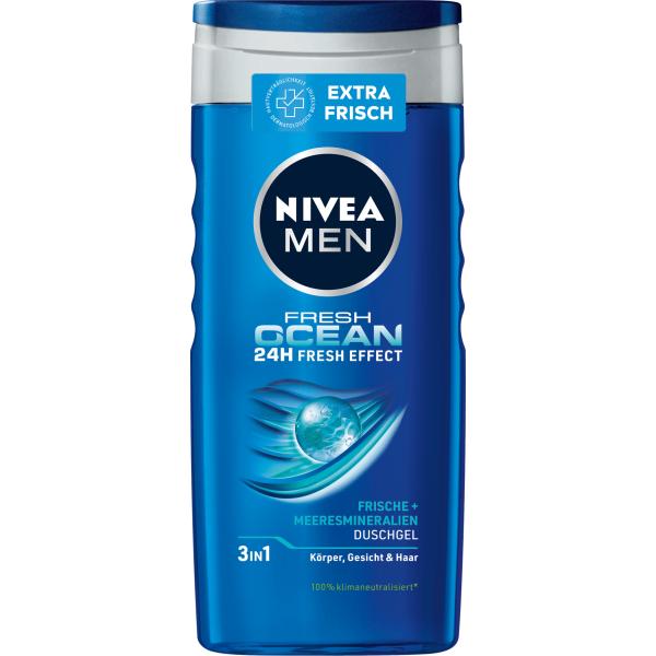 Nivea Men Fresh Ocean Shower Gel 250ml