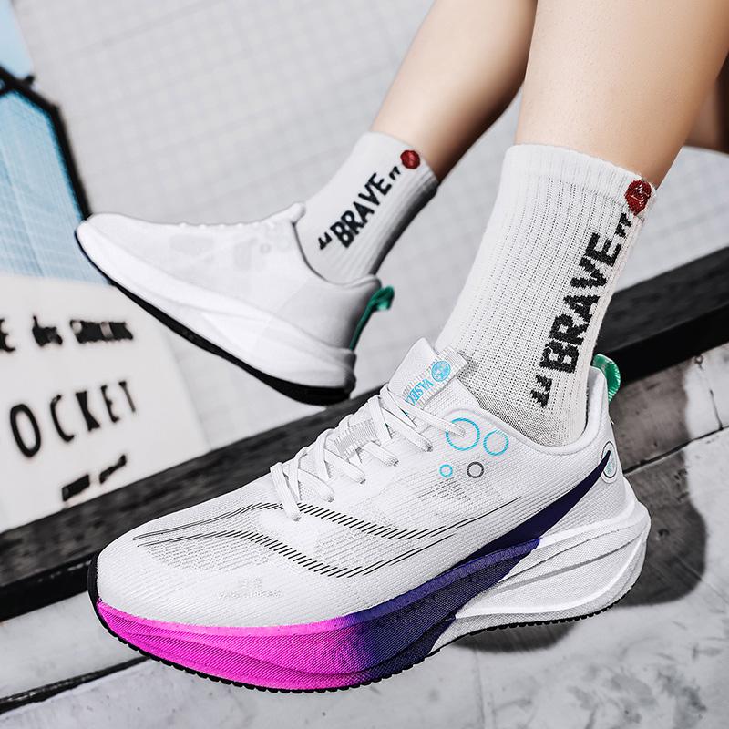 Women's Cushioning Running Shoes for Men Suitable Heavy Run ners Women Non-slip Outdoor Athletic Male Marathon Training Sneakers